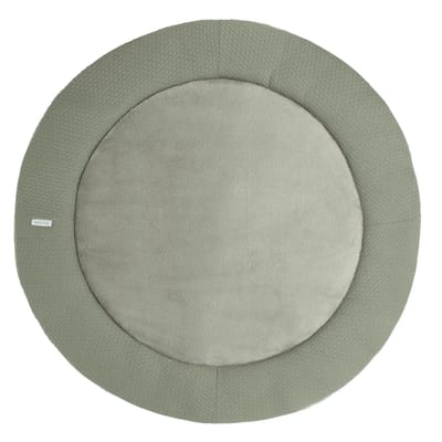 Baby's Only Gebreid boxkleed rond Sky - Parklegger - Speelkleed - Urban Green - Ø95 cm - Extra dik - Boxmatras - Tweezijdig te gebruiken