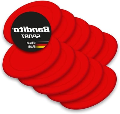 Airhockey Pucks - Speelschijven Set - Tafelspel Spelen - Glad Snel Oppervlak - 3 Stuks - Rood