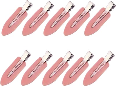 Make Up Haarclips - Roze | Set 10 stuks | Creaseless / Zonder Vouw Haarspeld | Fashion Favorite
