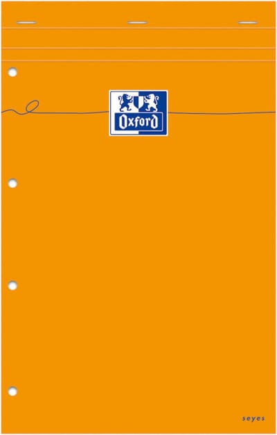 Oxford 100106979 schrijfblok & schrift Oranje A4
