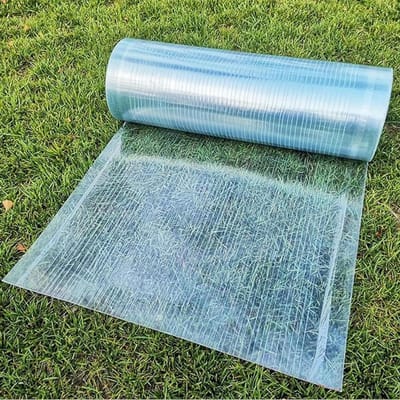 Transparante afdekking - Polycarbonaat plaat - Serre bedekken - Slagvast en UV-bestendig - 2 x 33 voet - Helder