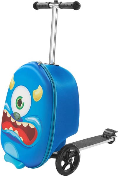 Scooterkoffer voor Kinderen, 20l Inhoud, Draagkracht tot 50kg, Blauw