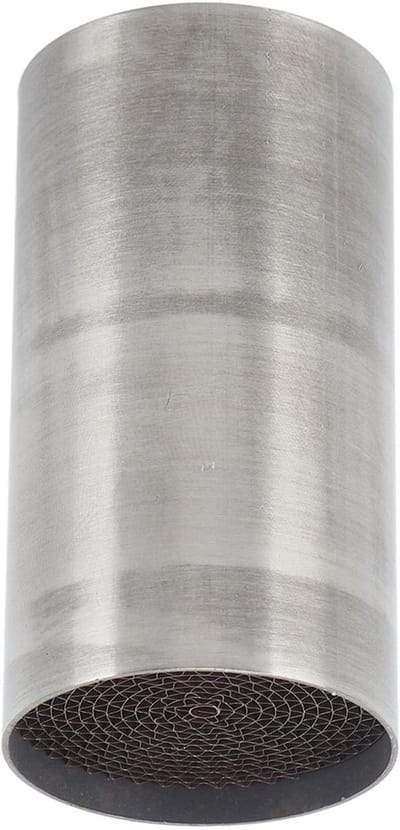Stainless Steel Motorfiets Uitlaat Katalysator en Demper Universeel 53 * 100mm voor Motoren