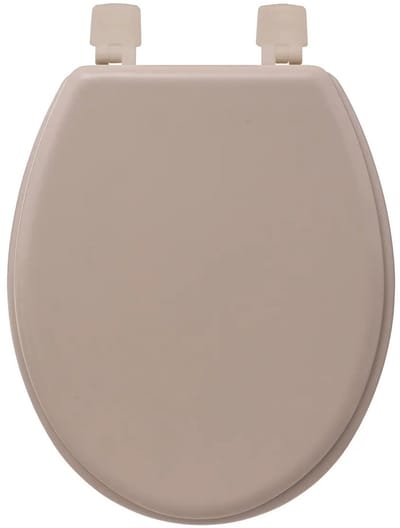 5Five Toiletbril Colors - beige - MDF/HDF hout - universeel - standaard wc bril bevestiging