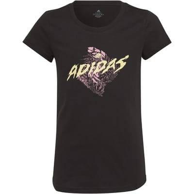 Grafisch meisjes-T-shirt adidas