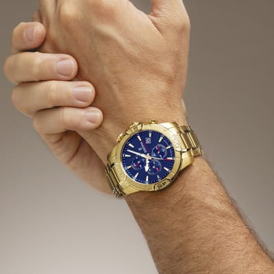 Festina F20705/3 Heren Horloge - Chronograaf - Mineraalglas - Roestvrijstaal/Leer - Quartz - Gesp - 10 ATM (zwemmen)
