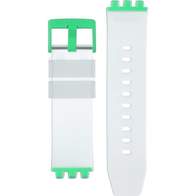 Swatch Plastic - BigBold - SB0/SO27 ASO27E104 SO27E104 GreenInJelly Horlogeband