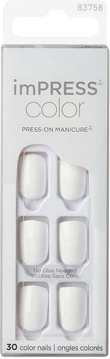 imPRESS Gellak Color - Kunstnagels - 30 stuks - Nepnagels - Frosting