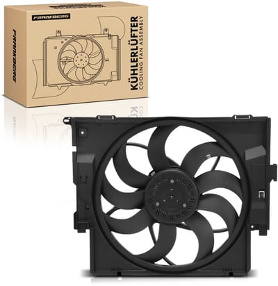 Frankberg 1x Motorradiator enkele ventilator
