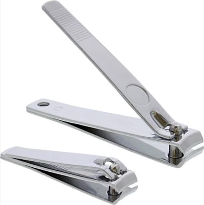 Finnacle - Duo Pack RVS Nagelknipper Set – 2 Stuks – Verschillende Maten | Nagelschaar voor Knippen van Teennagels en Vingernagels
