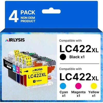 LC422XL Compatibele inktcartridge voor Brother LC422 XL LC-422XLVAL voor Brother MFC-J5340DW zwart, zwart, cy PRINTERCARTRIDGE