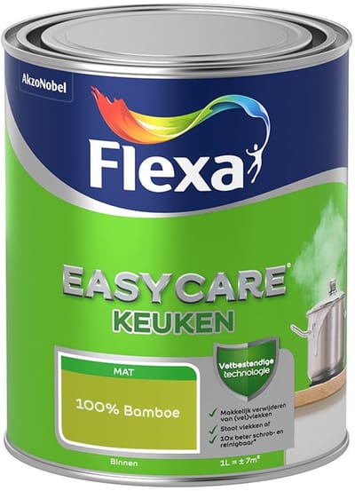 Flexa - Easycare Keuken - 100% Bamboe - Mengverf - 1 L