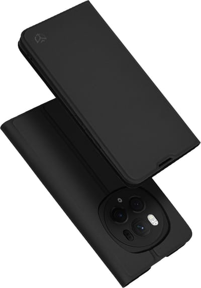 Techsuit Magskin Book Wallet Case hoesje voor HONOR Magic6 Pro - Zwart