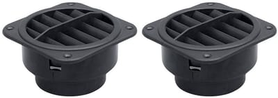 Allecto - Surakey 2pcs 75mm Rotatable Auto Verwarming Ventilatie Uitlaat voor Vloerverwarming