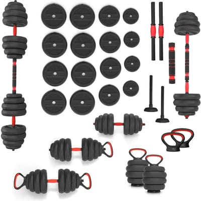 HMS Fitness 6-in-1 Krachttraining Set - 40 kg