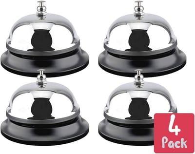 Service Bell voor Hotels, Scholen, Restaurants en Ontvangstgebieden | Roestvrijstalen Desk Call Bell