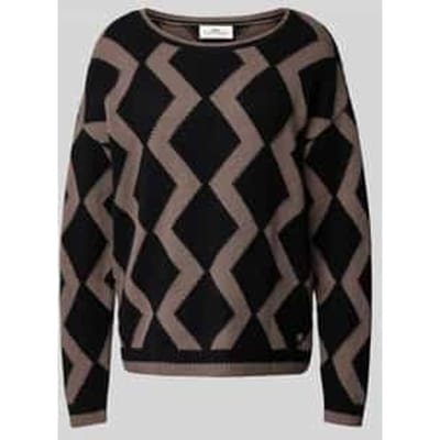 Oversized gebreide pullover van pure wol