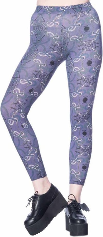 Banned - Vibora Legging - Halloween - XS - Paars