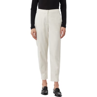 Comma Pants 7/8 Beige Size: 44 | Pants Outlet | Dames | Beige