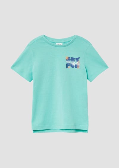 Regular fit T-shirt van puur katoen