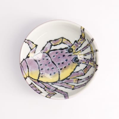 Tokyo Design Studio - Seafood Sausschaaltje - Kreeft - Paars - 150 ml - 9,5 x 3 cm