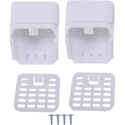 Dakgoot Regenpijp Aansluitstuk Regenpijp Uitlaat Filter Beschermer voor 3x4 Inch A Type Dakgoot Wit