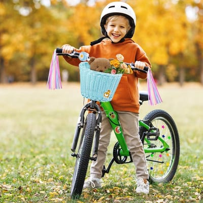 RFWR® Fietsmand voor kinderen met accessoires - Ideaal voor creatieve fietstochten