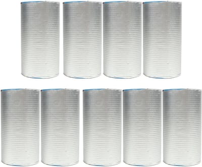 Waterdichte Butyltape 20 cm x 5 m - Aluminiumfolie Tape voor Metaal, Tegels en Beton - 9 Stuks