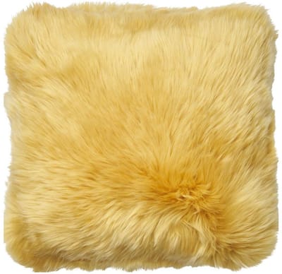 Sheepskin House - Langharig Schapenvacht Kussen - Dubbelzijdig - Nieuw- Zeelandse - 45x45 cm
