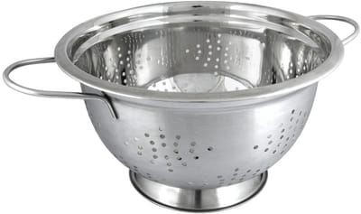 Kinghoff KH-1237 - Roestvrijstalen Durszlak - 24cm - Satijnen Afwerking - Glanzend Binnenoppervlak