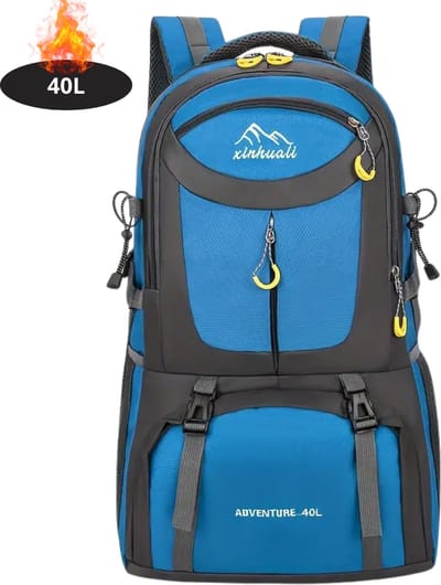 Livano Rugzak - Dames - Heren - Meisje - Jongens - Backpack - Outdoor - Lichtblauw - 40L