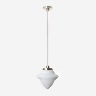 Hanglamp Acorn Large 20's Matnikkel - Art Deco Trade