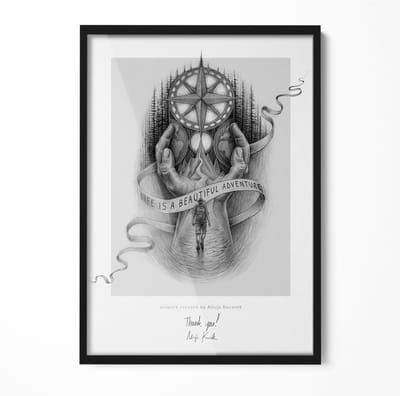 Tulup Fotolijst - Zwart Posterlijst - Kliklijst 50x70 cm - Lijst Voor Kindertekeningen - Decoratieve Lijst