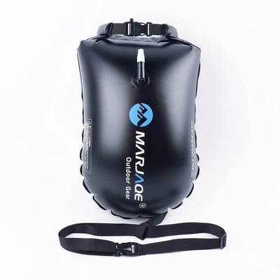 Dailygoods- Zwemvlot - Opblaasbaar - Verstelbare Heupband - Waterdicht - Lichtgewicht - 37 x 69 cm - 20 liter Capaciteit - Zwemboei