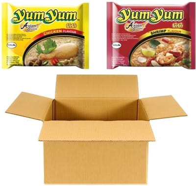 Instant noedels Mixpakket Yum Yum Kip en Garnaal (30x 60 Gram)