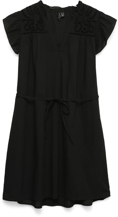 VERO MODA - VMLINE SS SHORT DRESS WVN NOOS - Dames - Mini jurken