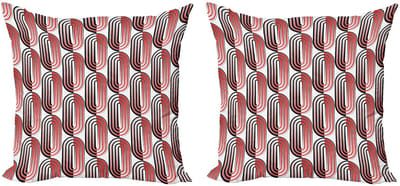 ABAKUHAUS Kussenhoes – Moderne Kunst – 2x50x50 cm – Dubbelzijdig