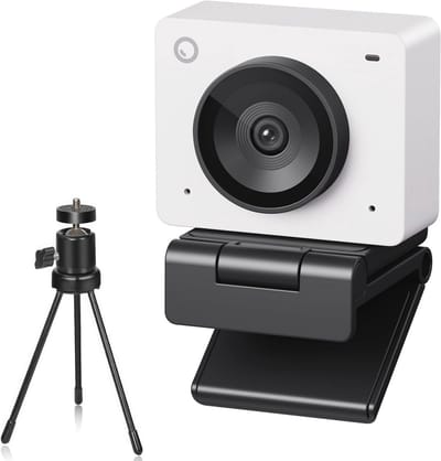 1080P Webcam met AI Tracking voor PC - Plug-and-Play Streaming Camera voor Laptop en Conferenties