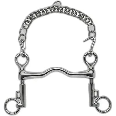 Feeling Saumur Polobit Met Korte Scharen 110 Mm Zilver 11.5 cm