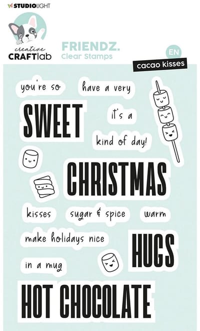 Studio Light Friendz Clear Stamp Cacao Kisses