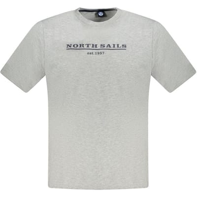 North Sails Grigio Katoen Heren T-Shirt