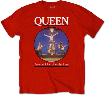 Queen - Another One Bites The Dust Heren T-shirt - XS - Rood