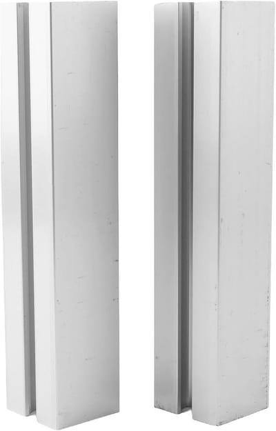 Montageset Zonnepanelen - Geleiderail Set - Energie Opwekken - Aluminium Legering - 350 mm Lengte - Zilver