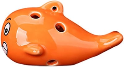 Keramische Ocarina - Muziekinstrument - Beginners Leren - Zes Gaten Ontwerp - 20x15x8 cm - Handgeschilderd