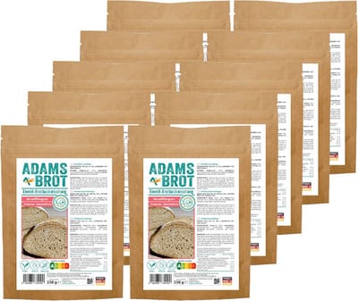 Adams Brot | Broodmix Gerstemout | 10 stuks | 10 x 250g