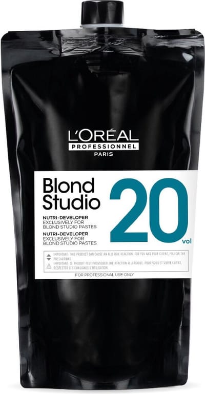 6x L’Oréal Professionnel - Blond Studio - Oxydant Platinum 20 Vol - Oxydanten voor alle haartypes - 1000 ml