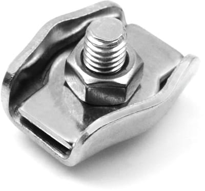 Dailygoody - Simplexklemmen - Kabelklemmen 5 mm - Roestvrij staal
