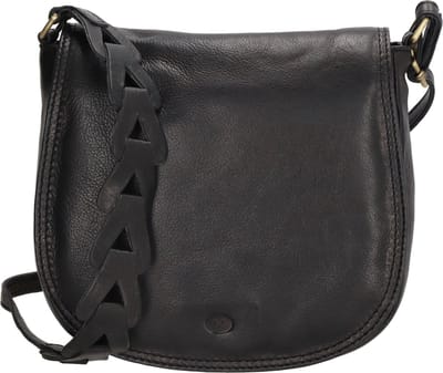 Hide & Stitches Daydreamer Schoudertas - 100% Leer - Zwart