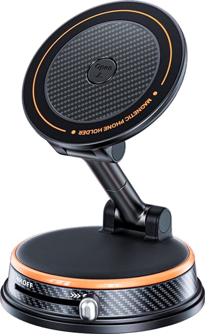 Auto telefoonhouder - Magnetische autotelefoonhouder - 2-in-1 magnetische telefoonhouder - 360° zicht - Geschikt voor dagelijks woon-werkverkeer, vrachtwagens en bedrijfsvoertuigen, en autodashboards