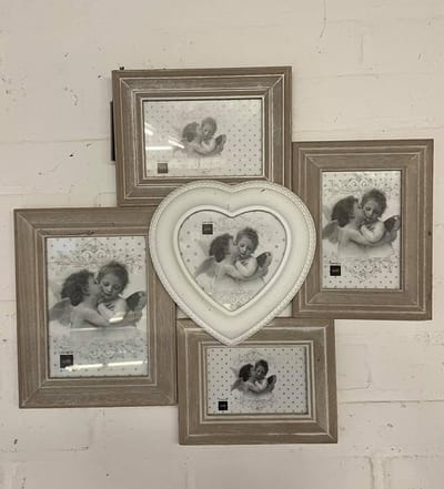 J-line Pele-Mele 5 Delen Mdf Naturel 50X48Cm